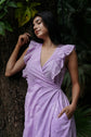 Emmy Wrap Dress lavender